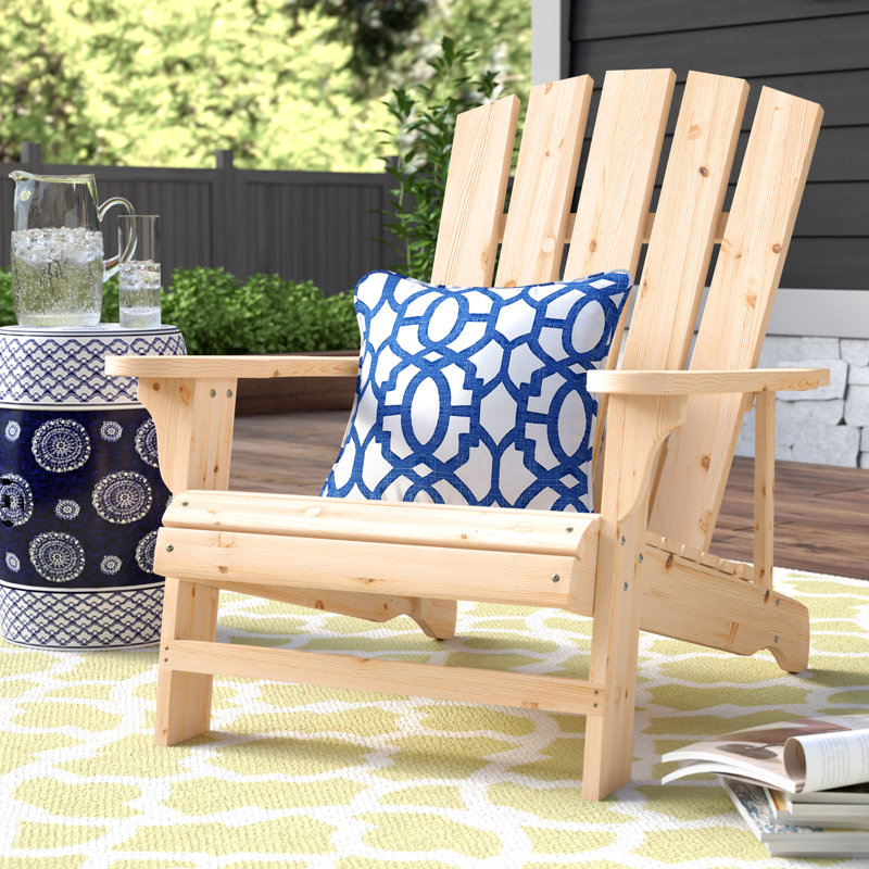 Charlton Home® Allard Falls Solid Wood Adirondack Chair & Reviews Wayfair